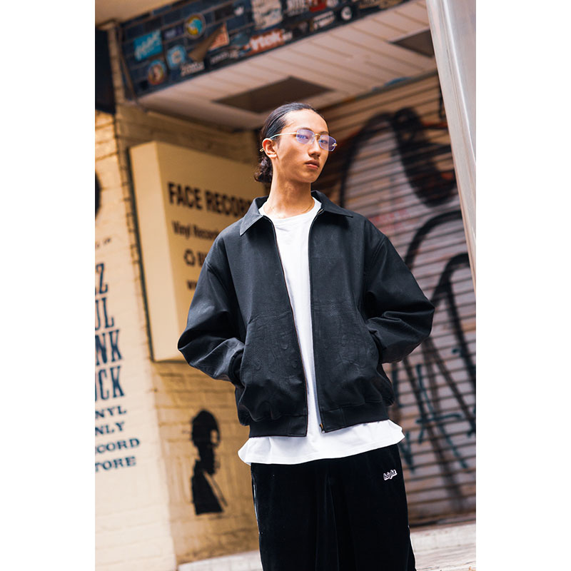 HAIGHT(ヘイト)/ PU LEATHER JACKET -BLACK-