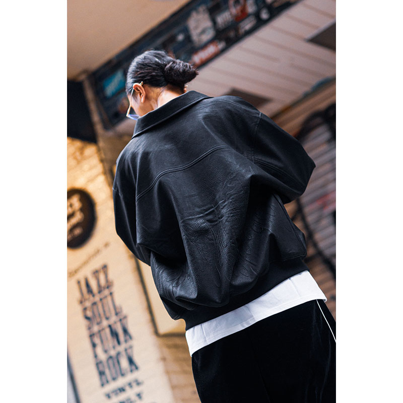 HAIGHT(ヘイト)/ PU LEATHER JACKET -BLACK-
