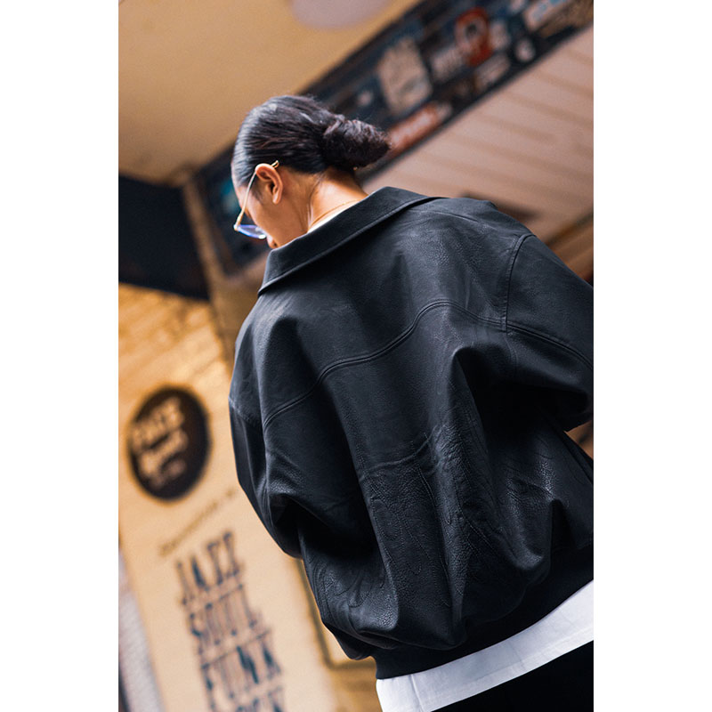 HAIGHT(ヘイト)/ PU LEATHER JACKET -BLACK-