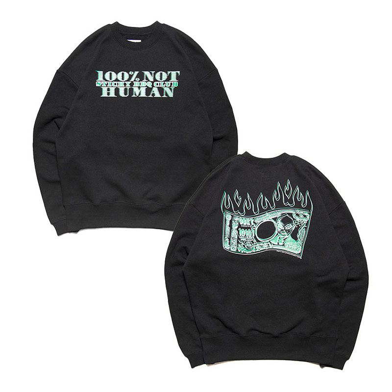 HAIGHT(ヘイト)/ HAIGHT /ALIEN BILL CREWNECK SWEAT -2COLOR-(BLACK)