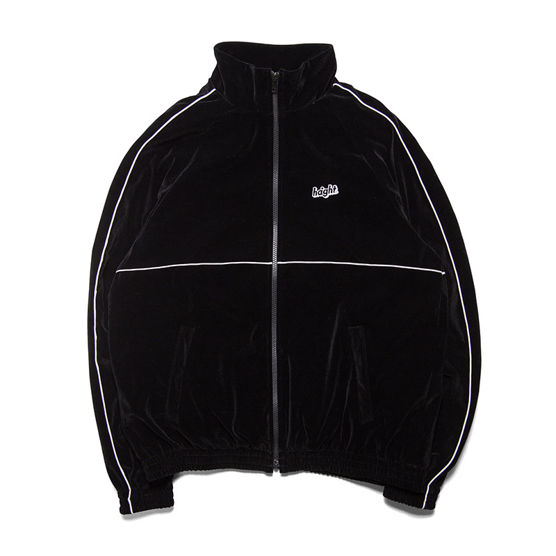 HAIGHT(ヘイト)/ VELOUR TRACK JACKET -BLACK-