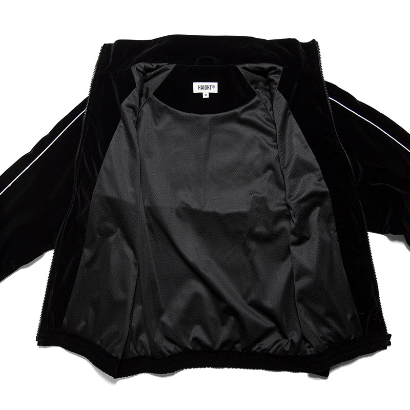 HAIGHT(ヘイト)/ VELOUR TRACK JACKET -BLACK-