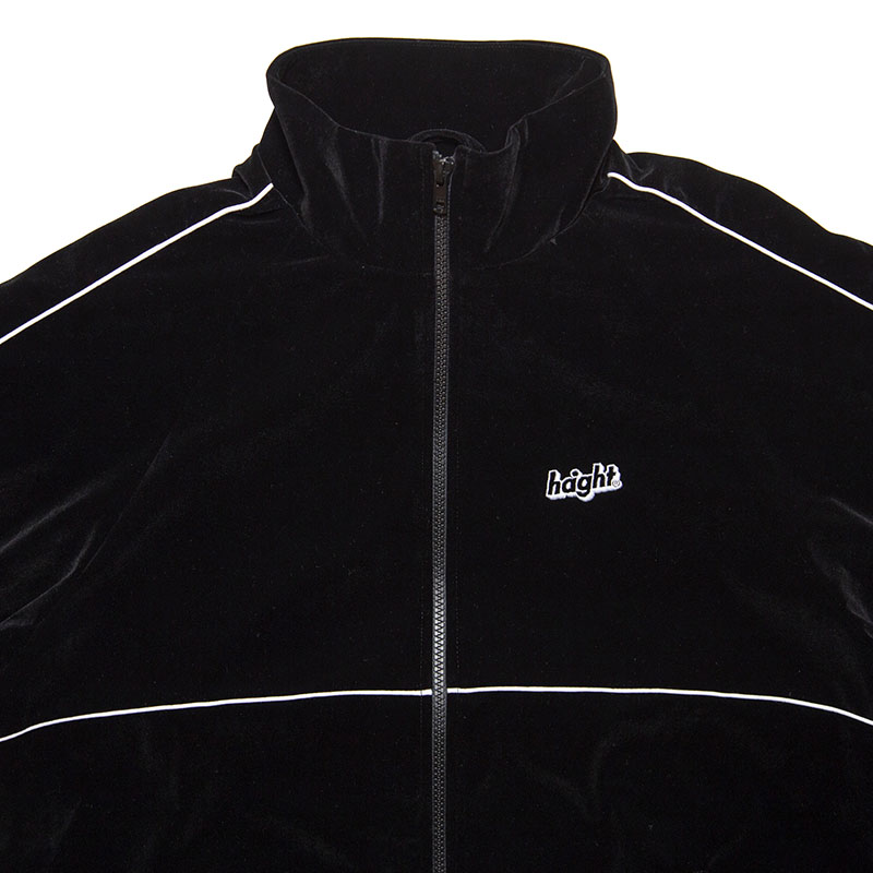 HAIGHT(ヘイト)/ VELOUR TRACK JACKET -BLACK-