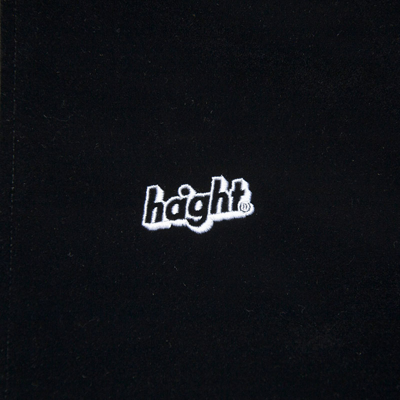 HAIGHT(ヘイト)/ VELOUR TRACK JACKET -BLACK-