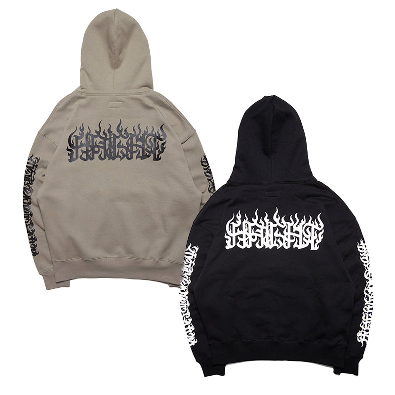 HAIGHT(ヘイト)/ [CASPER] FLAMES LOGO ZIP HOODIE -2COLOR-