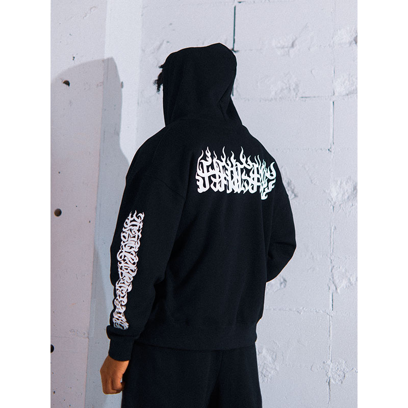 HAIGHT(ヘイト)/ [CASPER] FLAMES LOGO ZIP HOODIE -2COLOR-