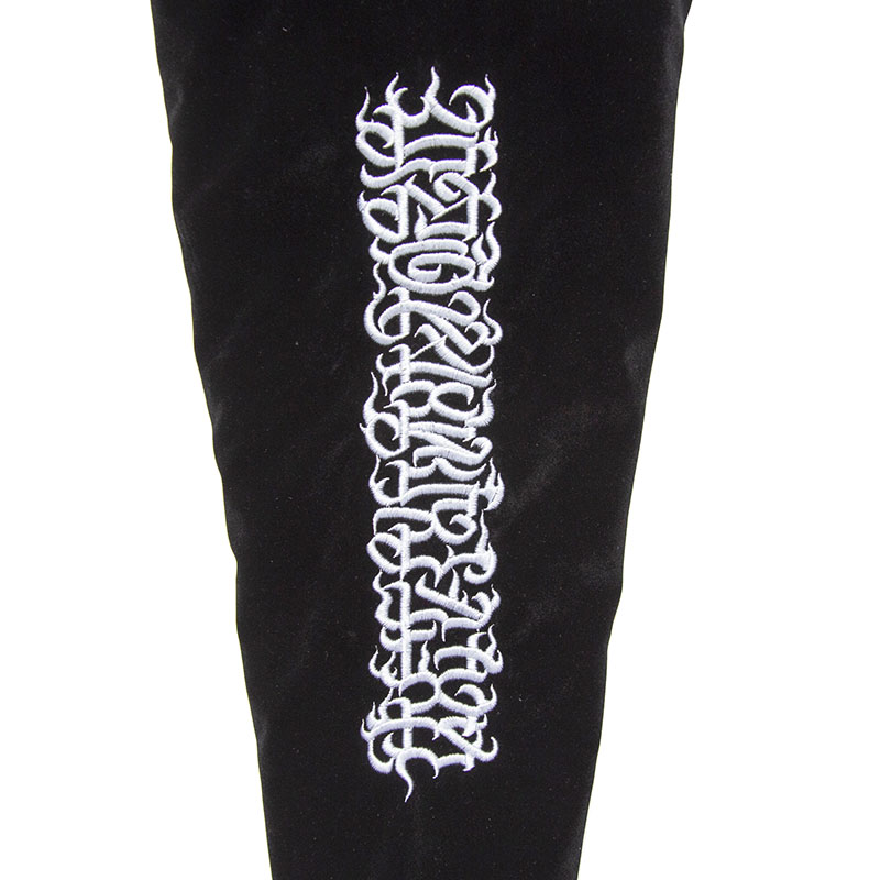 HAIGHT(ヘイト)/ [CASPER] FLAMES LOGO VELOUR JACKET -BLACK-