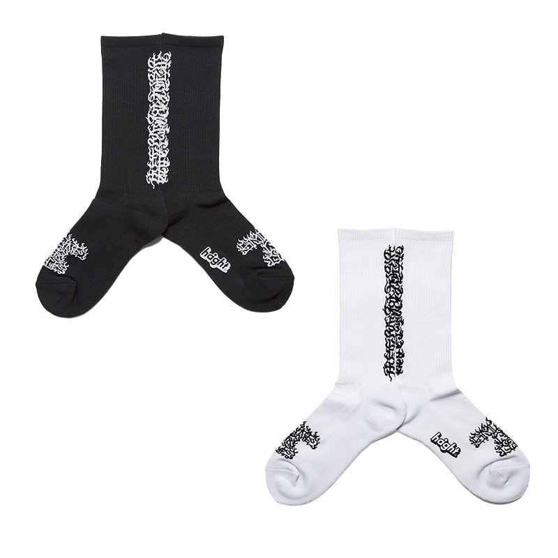 HAIGHT(ヘイト)/ [CASPER] FLAMES LOGO SOCKS -2COLOR-