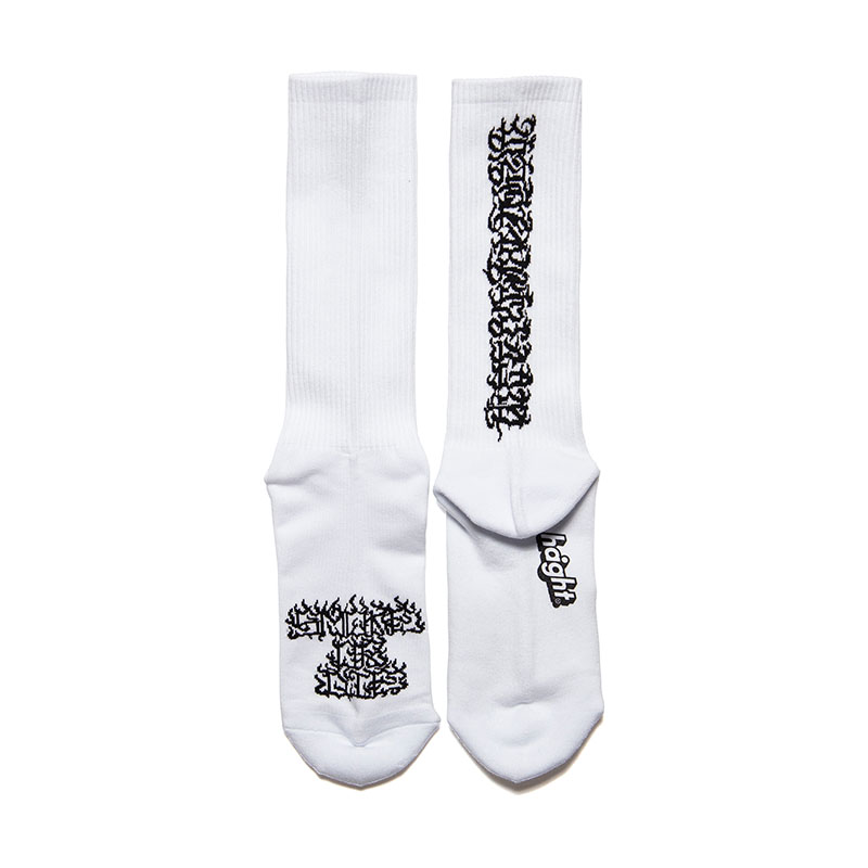 HAIGHT(ヘイト)/ [CASPER] FLAMES LOGO SOCKS -2COLOR-