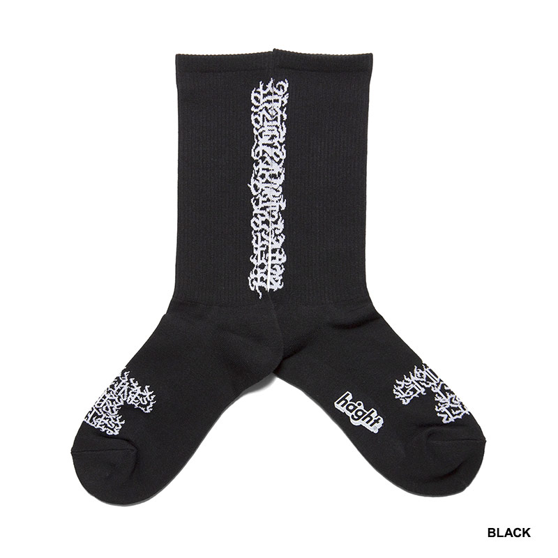 HAIGHT(ヘイト)/ [CASPER] FLAMES LOGO SOCKS -2COLOR-