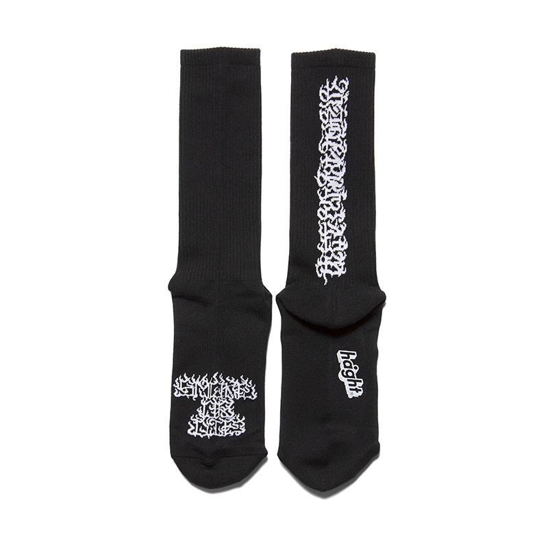 HAIGHT(ヘイト)/ [CASPER] FLAMES LOGO SOCKS -2COLOR-