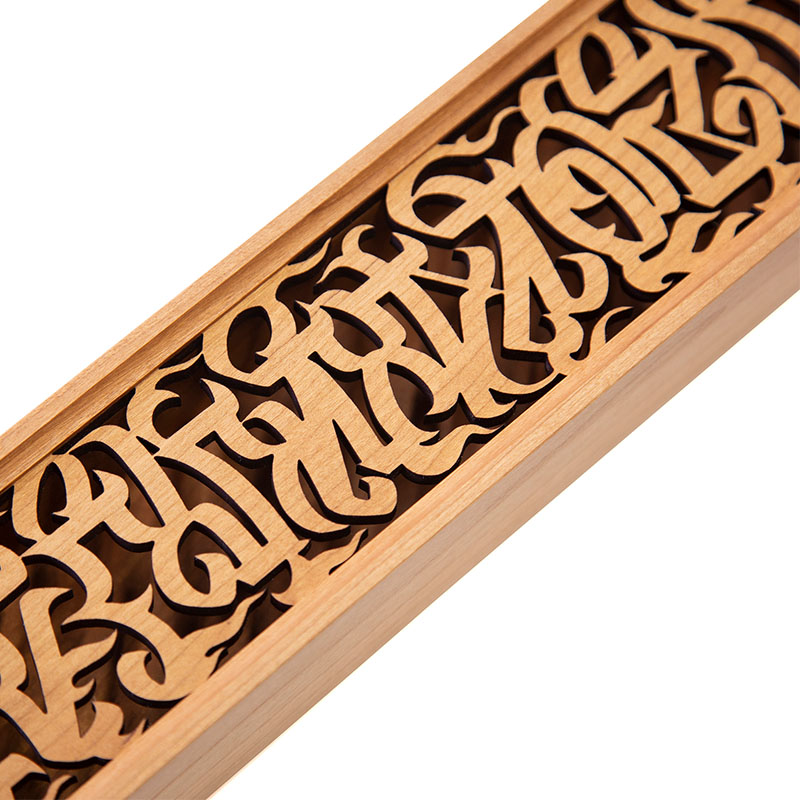 HAIGHT(ヘイト)/ [CASPER] FLAMES LOGO INCENSE HOLDER -NATURAL WOOD-