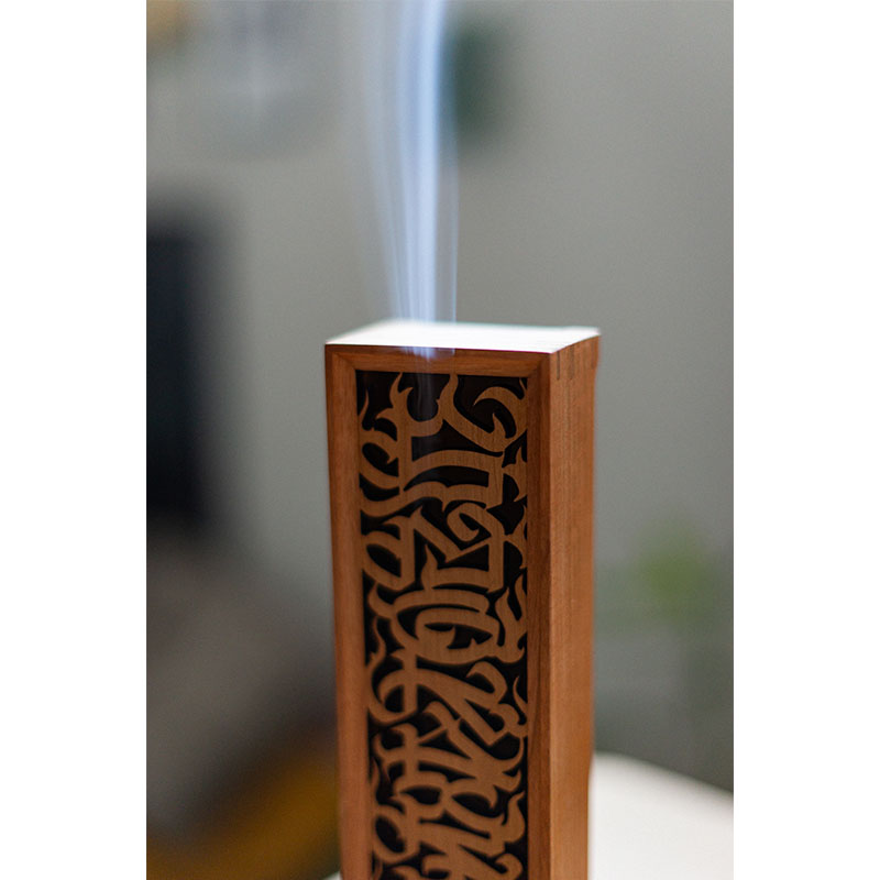 HAIGHT(ヘイト)/ [CASPER] FLAMES LOGO INCENSE HOLDER -NATURAL WOOD-