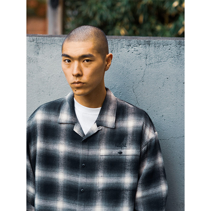 HAIGHT(ヘイト)/ OMBRE CHECK FLANNEL SHIRT -2COLOR-