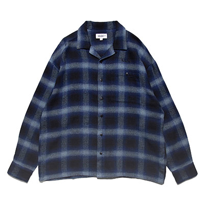 HAIGHT(ヘイト)/ OMBRE CHECK FLANNEL SHIRT -2COLOR-