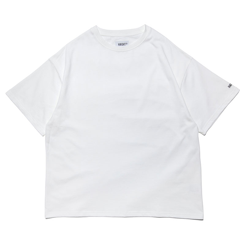 HAIGHT(ヘイト)/ PLAIN Tee -2COLOR-(WHITE)