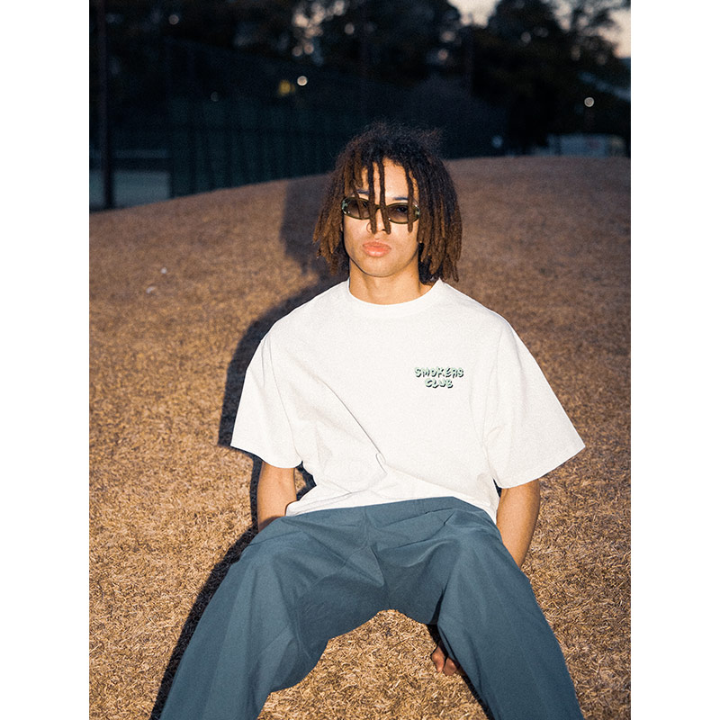 HAIGHT(ヘイト)/ 【HIROTTON】SMOKERS CLUB Tee -2COLOR-