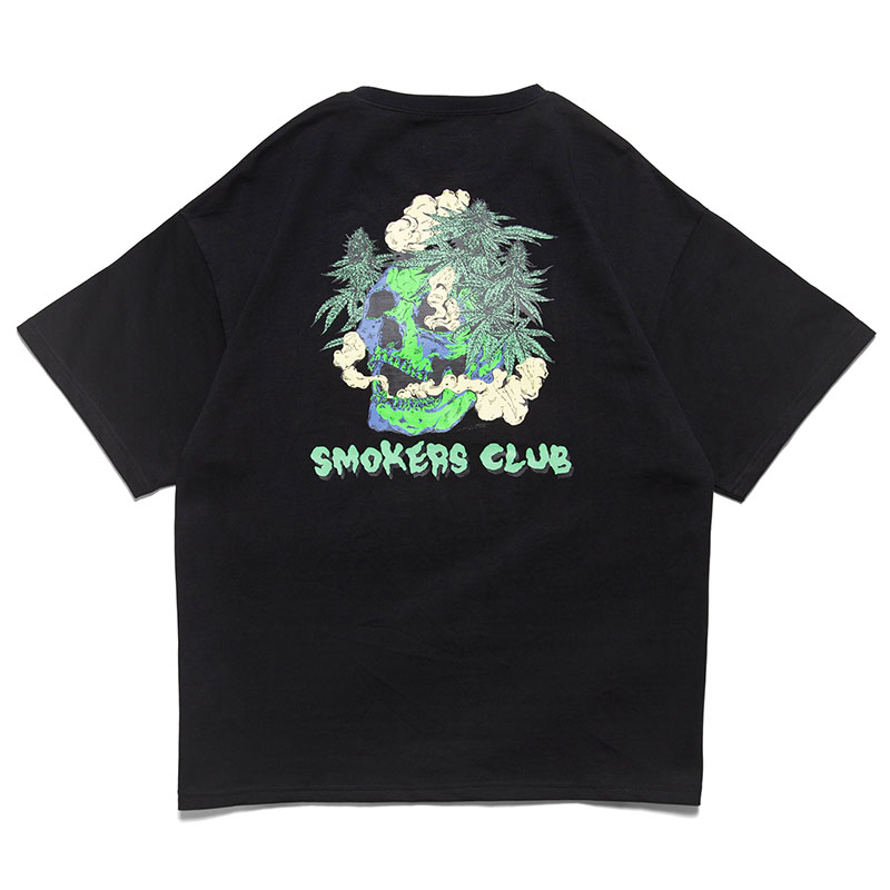 HAIGHT(ヘイト)/ 【HIROTTON】SMOKERS CLUB Tee -2COLOR-(BLACK)