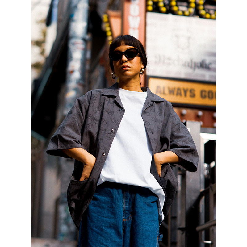 HAIGHT(ヘイト)/ 【HIROTTON】ROLLING PAPER SHIRT -2COLOR-