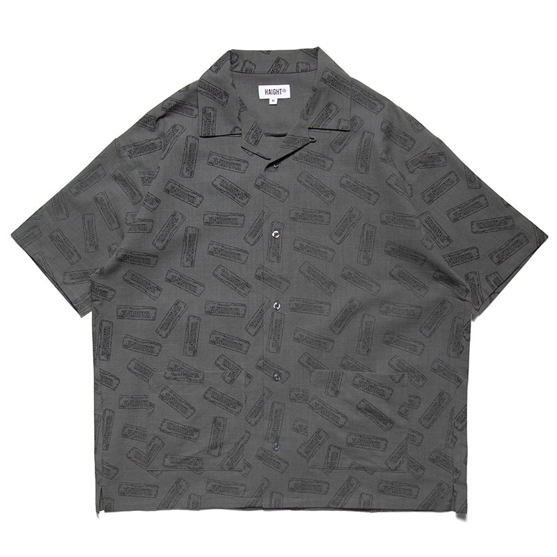 HAIGHT(ヘイト)/ 【HIROTTON】ROLLING PAPER SHIRT -2COLOR-(CHARCOAL)
