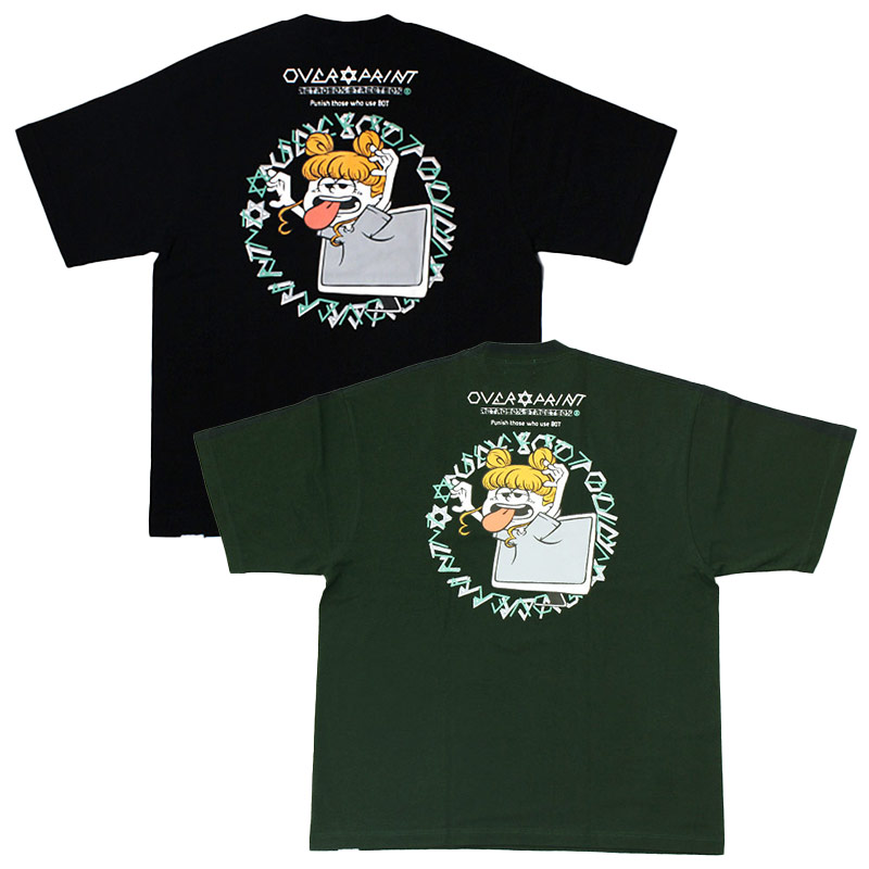 OVER PRINT(オーバープリント)/ FUCK BOT TEE -2COLOR- | E.S.P.