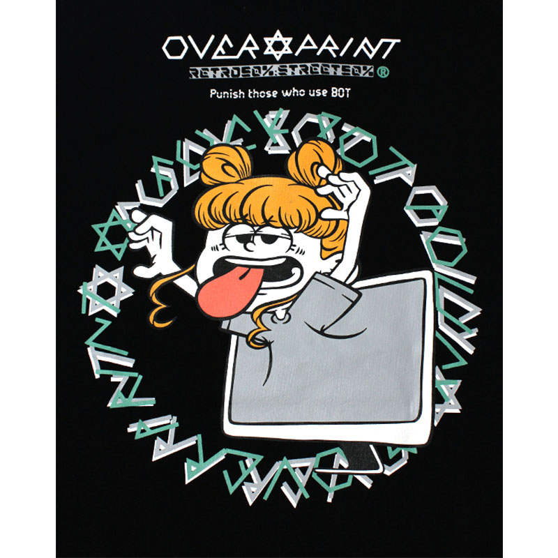 OVER PRINT(オーバープリント)/ FUCK BOT TEE -2COLOR-