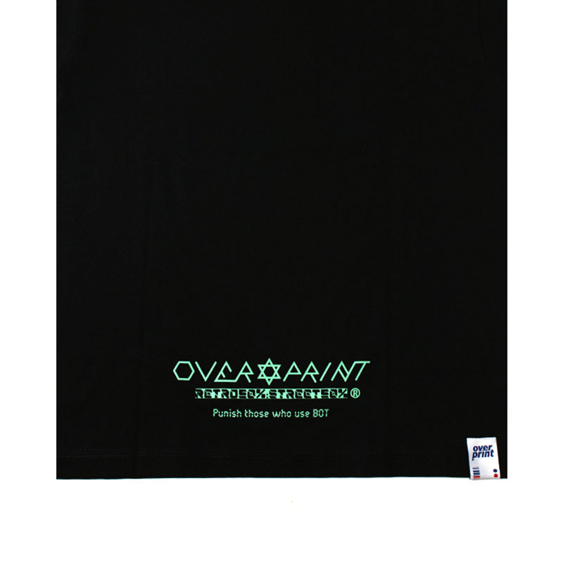 OVER PRINT(オーバープリント)/ FUCK BOT TEE -2COLOR-