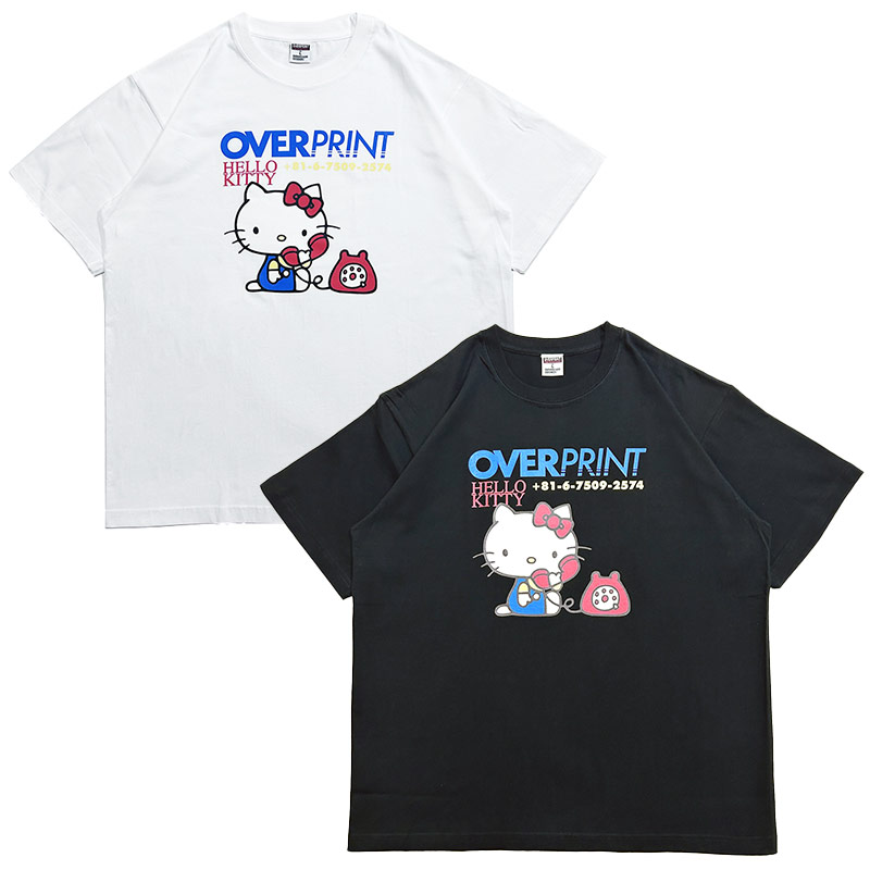OVER PRINT(オーバープリント)/ TEL TEE -2COLOR-