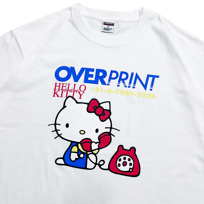 OVER PRINT(オーバープリント)/ TEL TEE -2COLOR-
