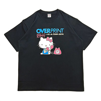 OVER PRINT(オーバープリント)/ TEL TEE -2COLOR-