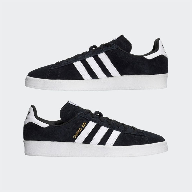 ADIDAS SKATEBOARDING(アディダススケートボーディング)/ CAMPUS ADV -BLACK×WHITE-