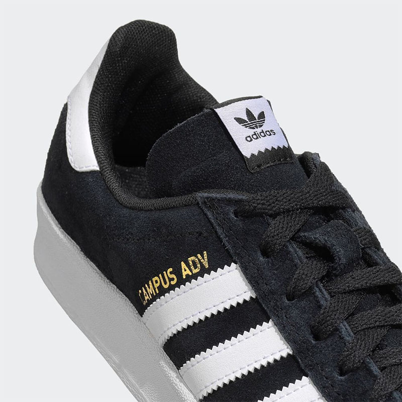 ADIDAS SKATEBOARDING(アディダススケートボーディング)/ CAMPUS ADV -BLACK×WHITE-