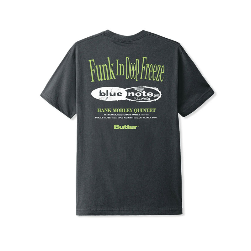 Butter Goods(バターグッズ)/ FUNK TEE -CHARCOAL-