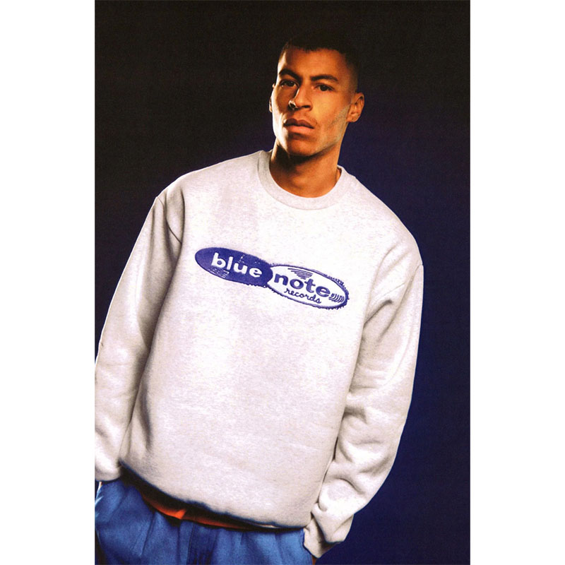 Butter Goods(バターグッズ)/ RECORDS LOGO FELT APPLIQUE CREWNECK -2.COLOR- |  E.S.P. ONLINE STORE