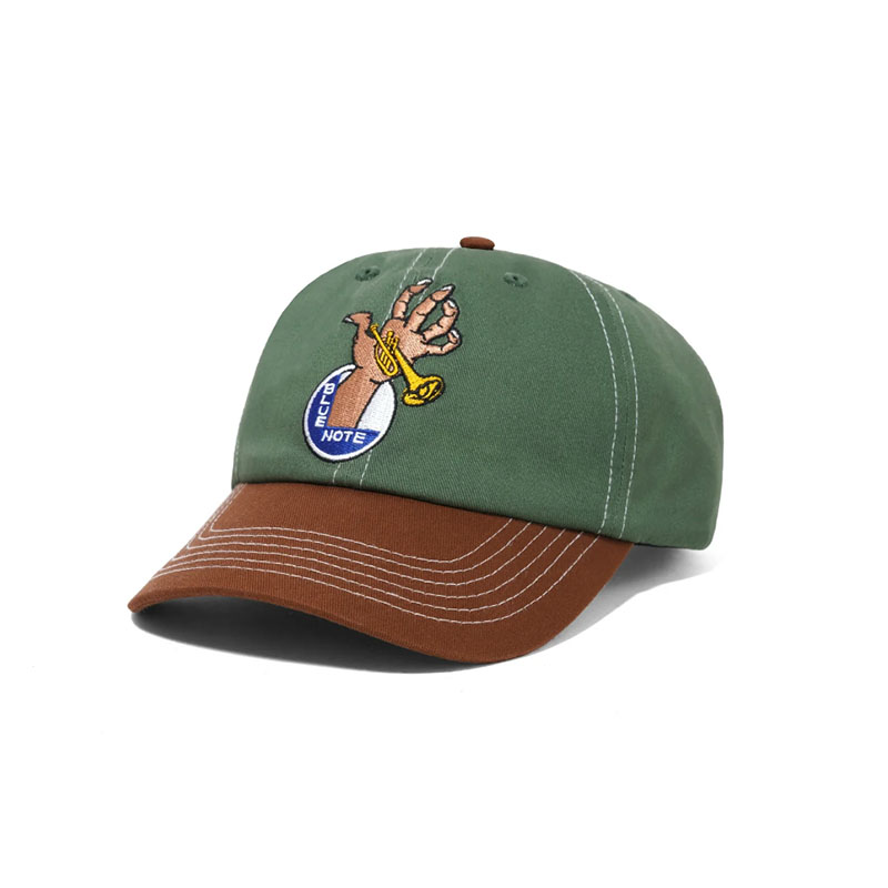 Butter Goods(バターグッズ)/ BLUE NOTE 6 PANEL CAP -SAGE-