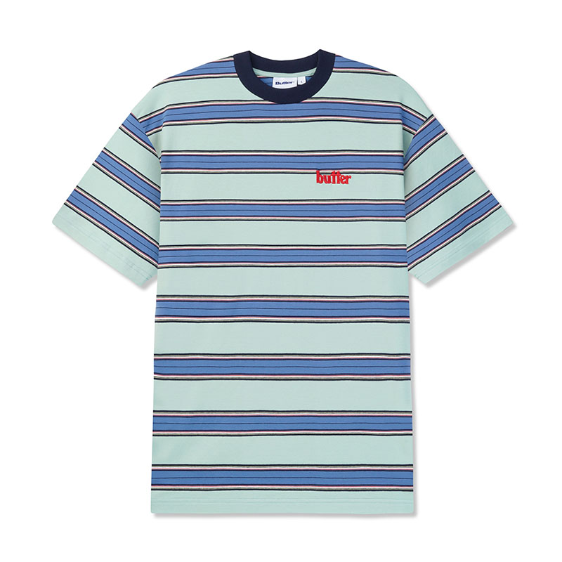 Butter Goods(バターグッズ)/ STRIPE TEE -3.COLOR-(BLUE)