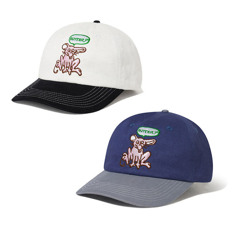 Butter Goods(バターグッズ)/ RODENT 6 PANEL CAP -2.COLOR-