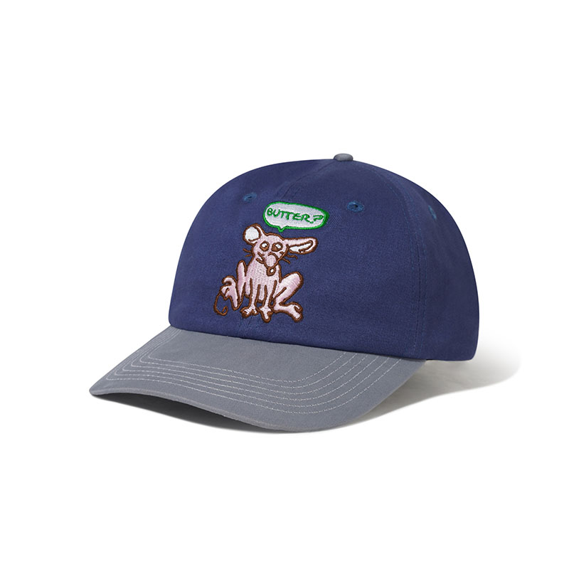 Butter Goods(バターグッズ)/ RODENT 6 PANEL CAP -2.COLOR-(NAVY)