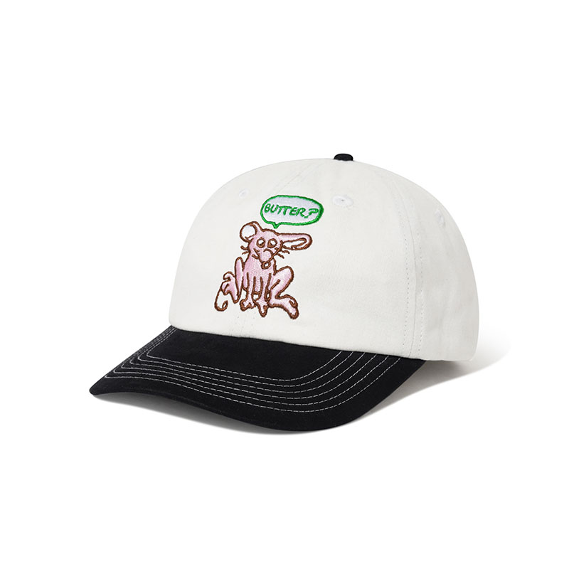 Butter Goods(バターグッズ)/ RODENT 6 PANEL CAP -2.COLOR-(WHITE)