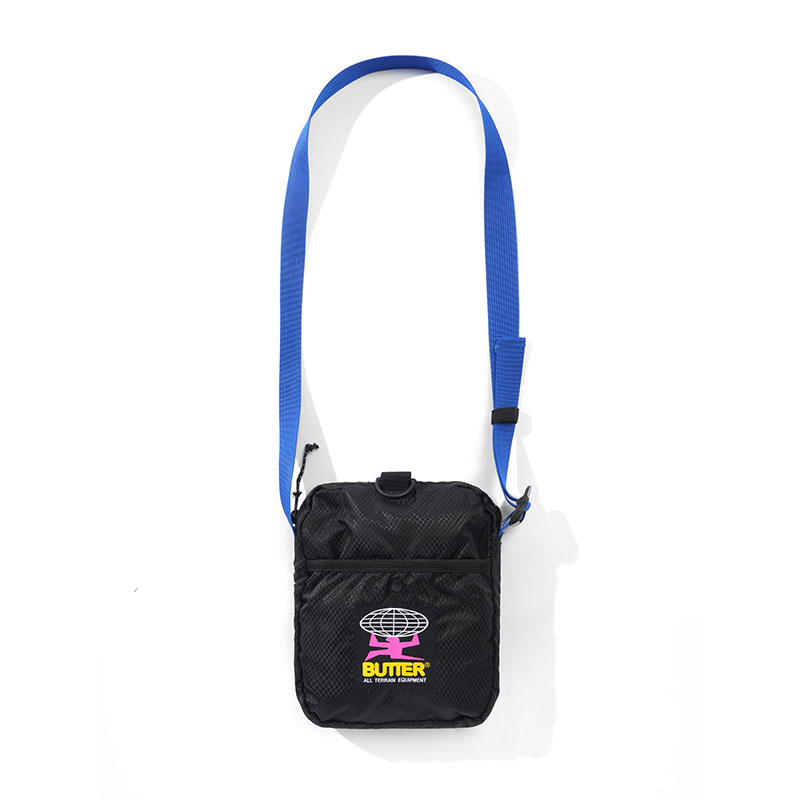 Butter Goods(バターグッズ)/ RIPSTOP SIDE BAG -3.COLOR-(BLACK)