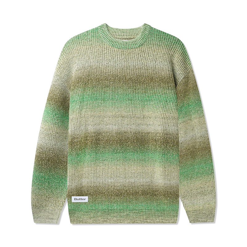 Butter Goods(バターグッズ)/ BEAMS KNIT SWEATER -2.COLOR-(GREEN)