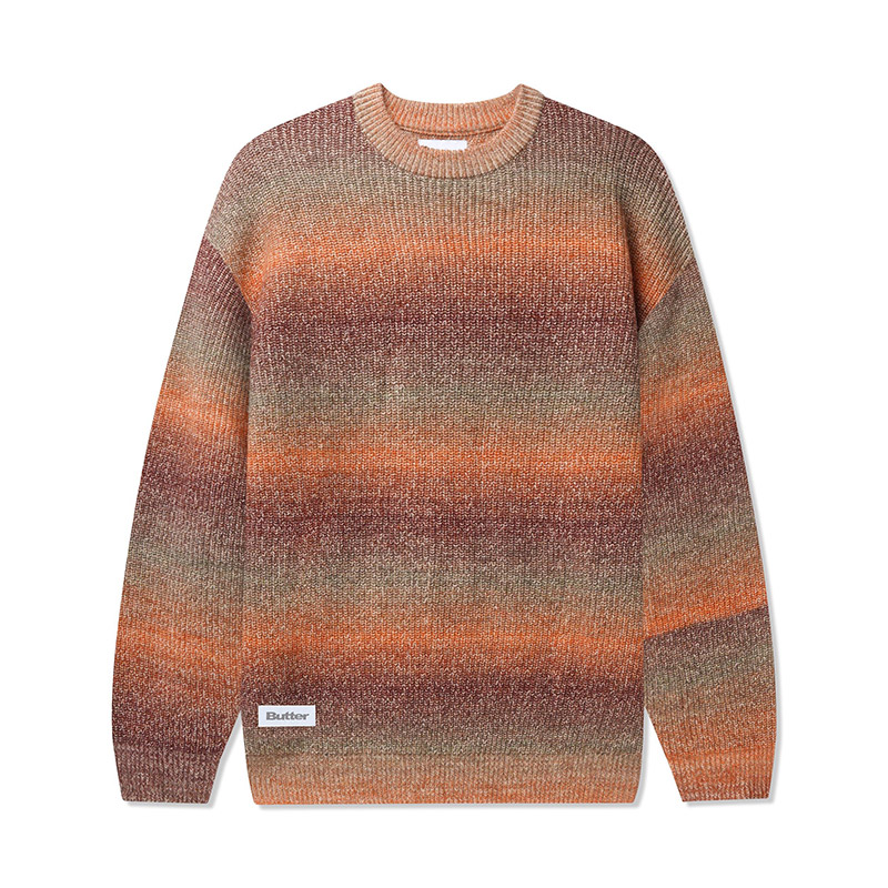 Butter Goods(バターグッズ)/ BEAMS KNIT SWEATER -2.COLOR-(ORANGE)