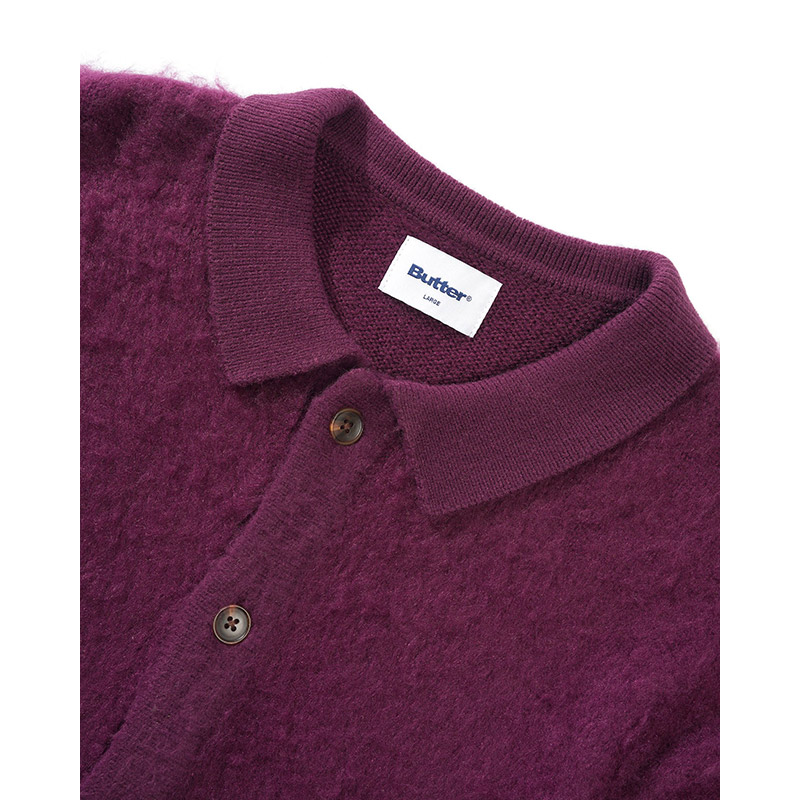 Butter Goods(バターグッズ)/ MOHAIR BUTTON UP KNITED SHIRT -2
