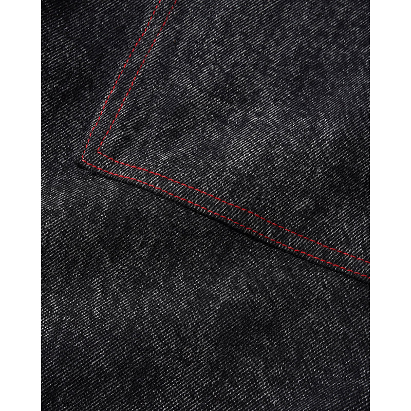Butter Goods(バターグッズ)/ BREAKDOWN RELAXED DENIM JEANS -W.BLACK-