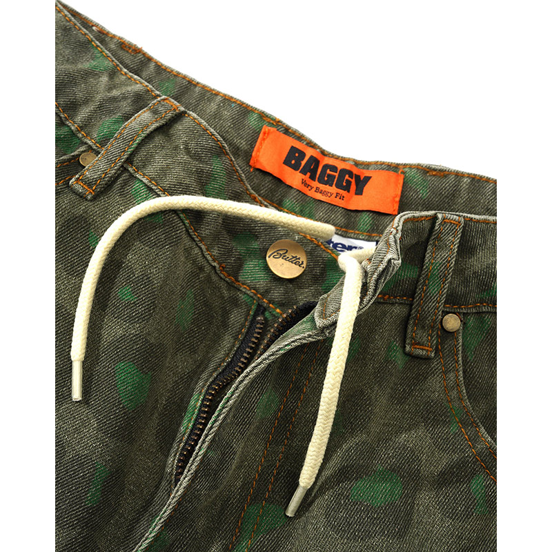 Butter Goods(バターグッズ)/ LEOPARD DENIM JEANS -2.COLOR-
