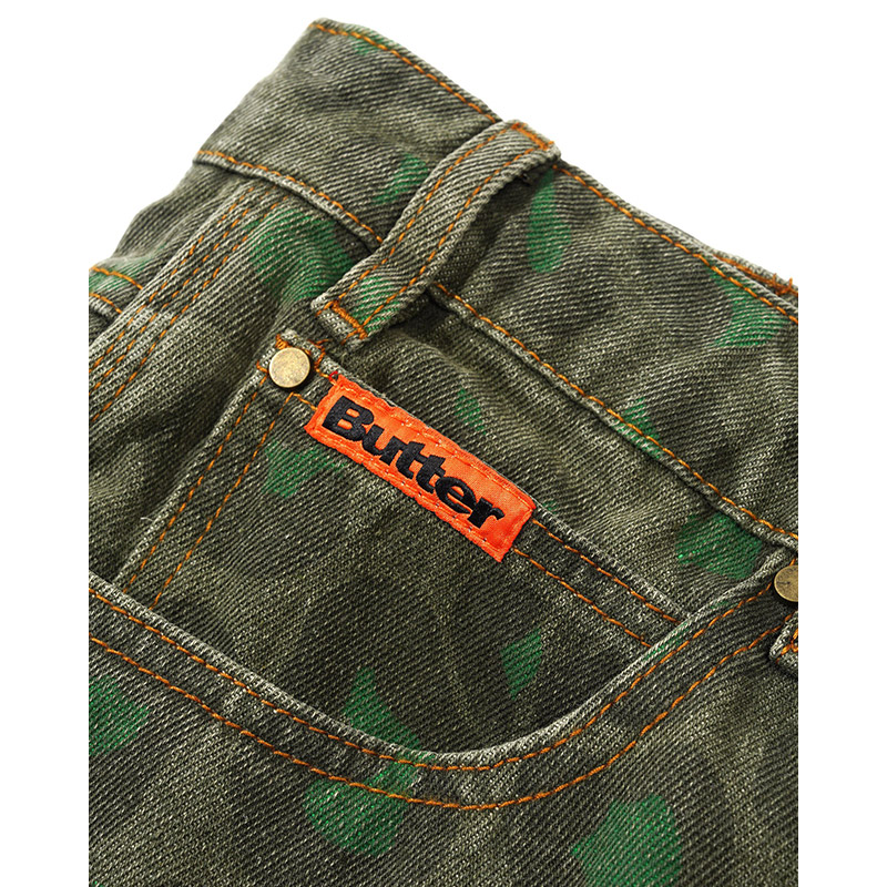 Butter Goods(バターグッズ)/ LEOPARD DENIM JEANS -2.COLOR-