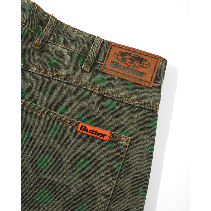 Butter Goods(バターグッズ)/ LEOPARD DENIM JEANS -2.COLOR Butter Goods(バターグッズ)/ LEOPARD DENIM JEANS -2.COLOR