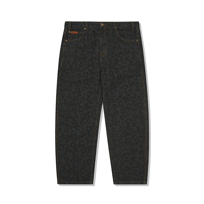 Butter Goods(バターグッズ)/ LEOPARD DENIM JEANS -2.COLOR-(BLACK)