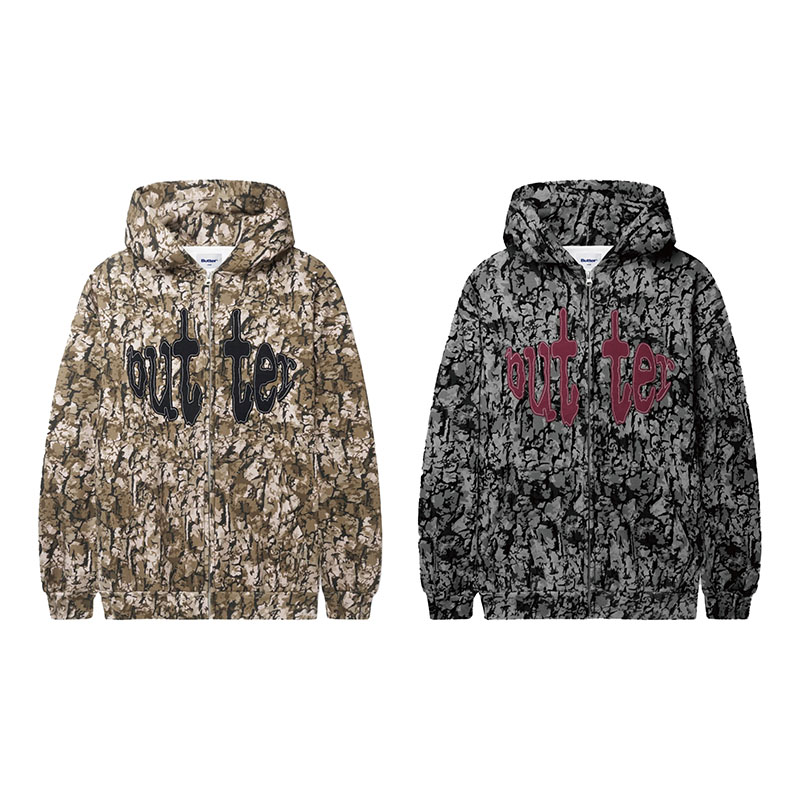 Butter Goods(バターグッズ)/ Frenzy Zip-Thru Hood -2.COLOR-