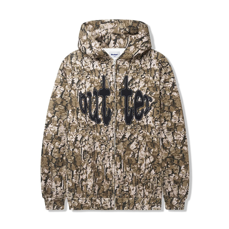 Butter Goods(バターグッズ)/ Frenzy Zip-Thru Hood -2.COLOR-(TAN)